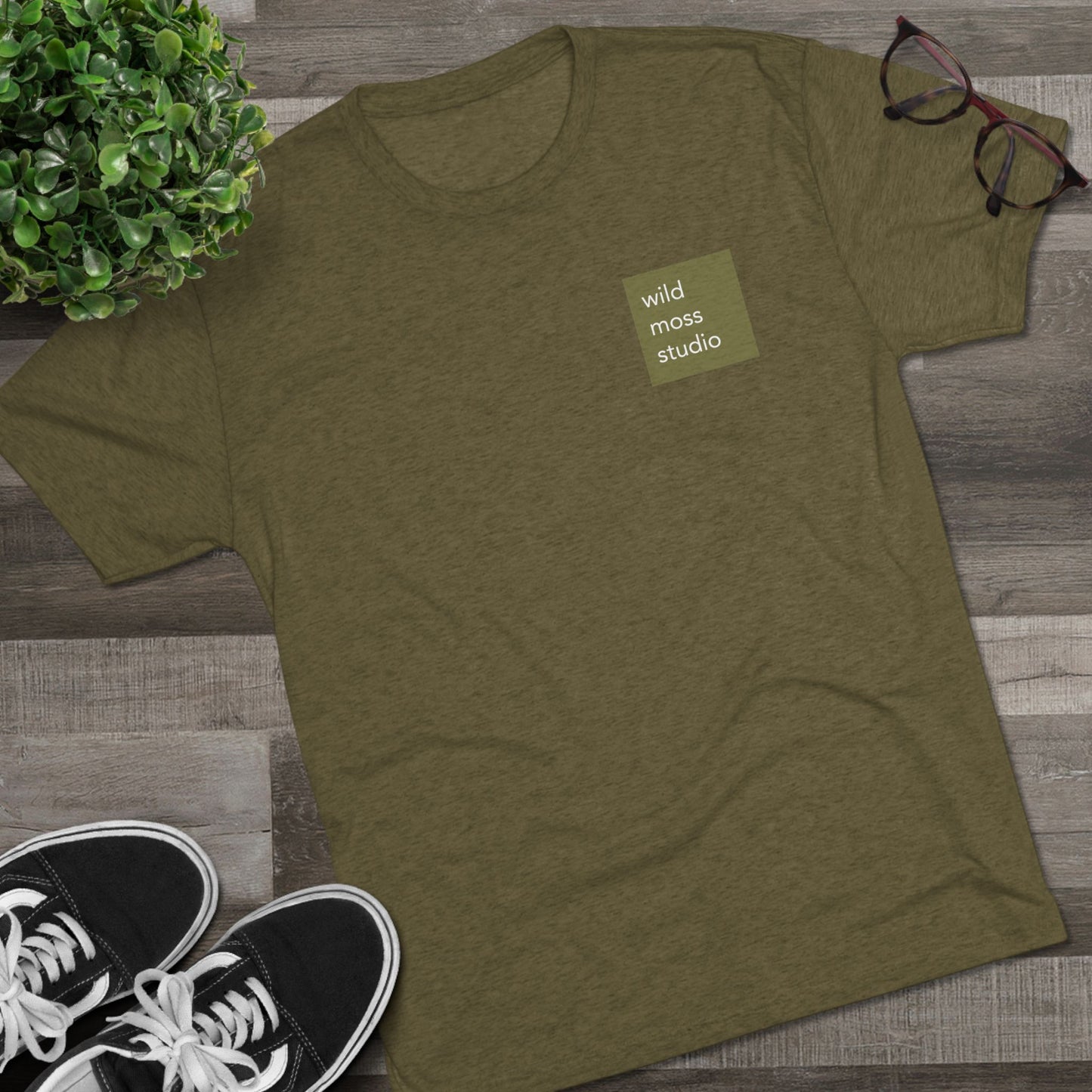 Wild Moss Studio | Cathedral of Palms Tri Blend Unisex Shirt