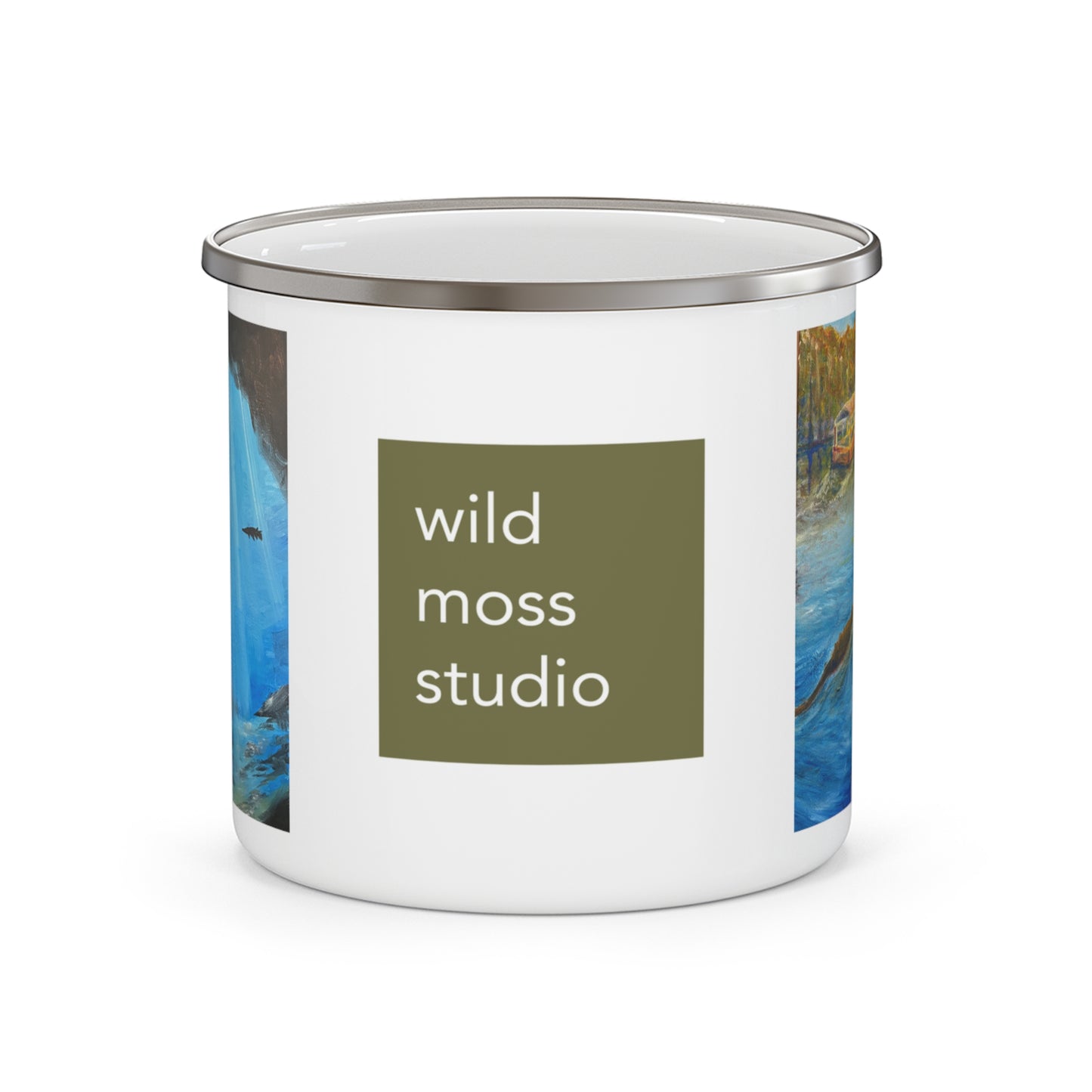 Wild Moss Studio | Wakulla Springs Enamel Camping Mug