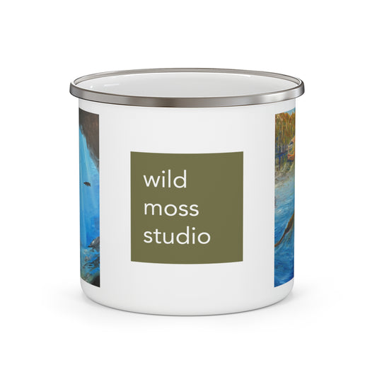 Wild Moss Studio | Wakulla Springs Enamel Camping Mug