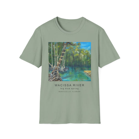Wacissa River Big Blue Spring Unisex Softstyle T-Shirt (3 Colors Available)