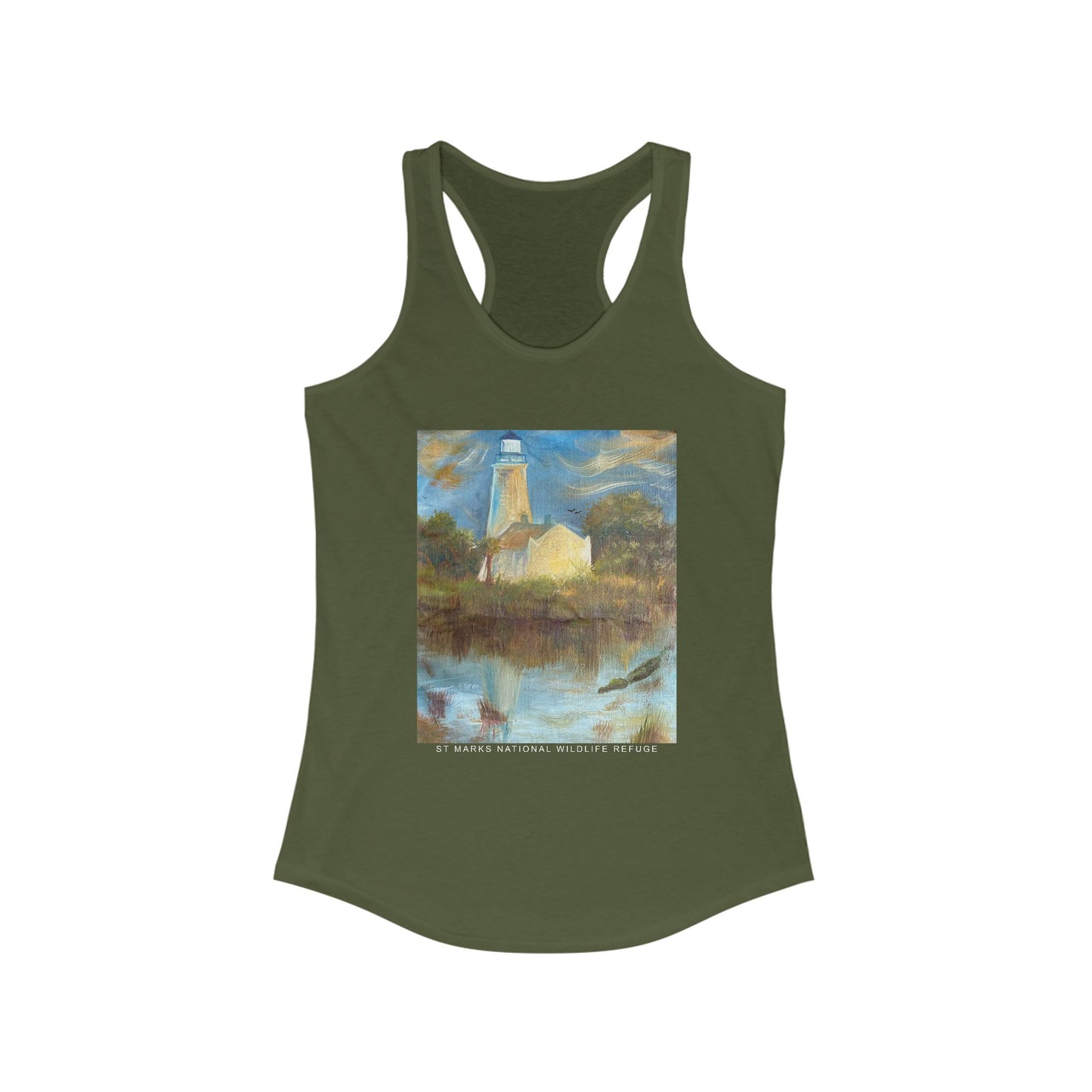 St Marks National Wildlife Refuge Women's Racerback Tank (Available in 3 Colors)