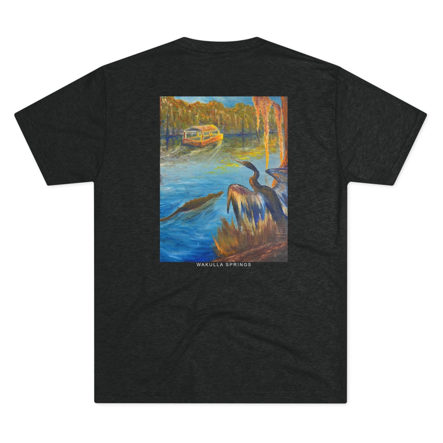 Wild Moss Studio | Wakulla Springs Anhinga Tri Blend Unisex Shirt