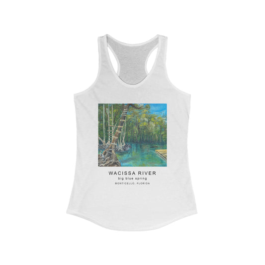 Wacissa River Big Blue Spring Women's Racerback Tank (Available in 3 Colors)