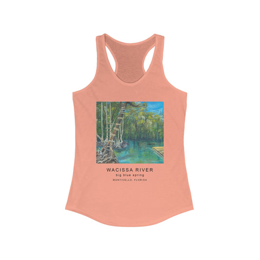 Wacissa River Big Blue Spring Women's Racerback Tank (Available in 3 Colors)