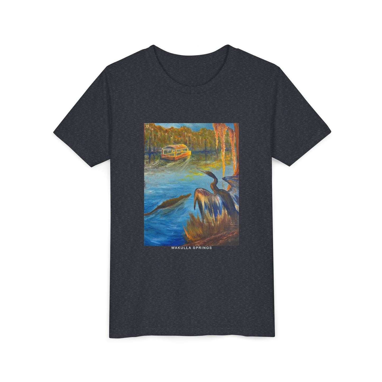 Wakulla Springs Anhinga Youth Short Sleeve Tee