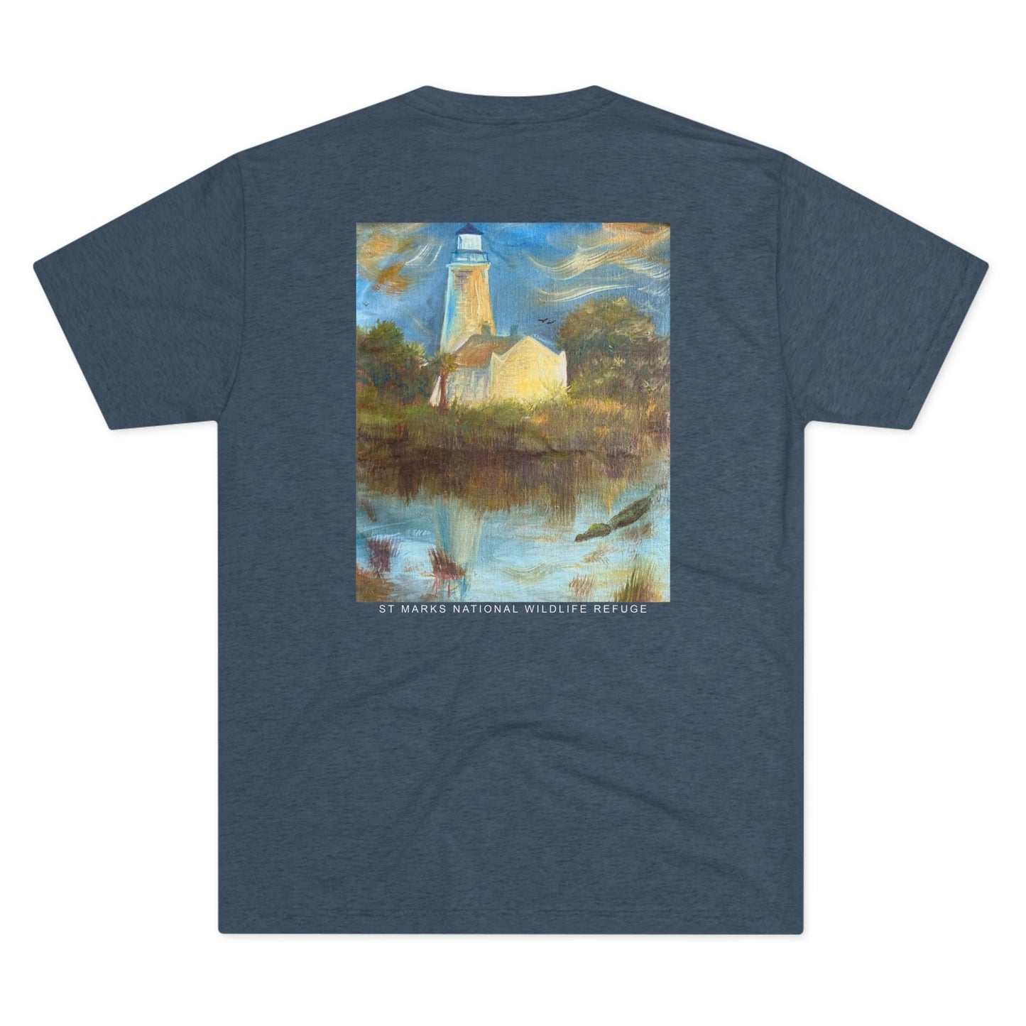 Wild Moss Studio | St Marks National Wildlife Refuge Tri Blend Unisex Shirt