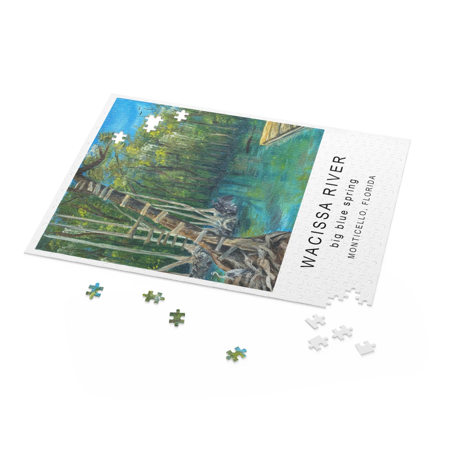 Wacissa River Big Blue Spring 500 Piece Puzzle