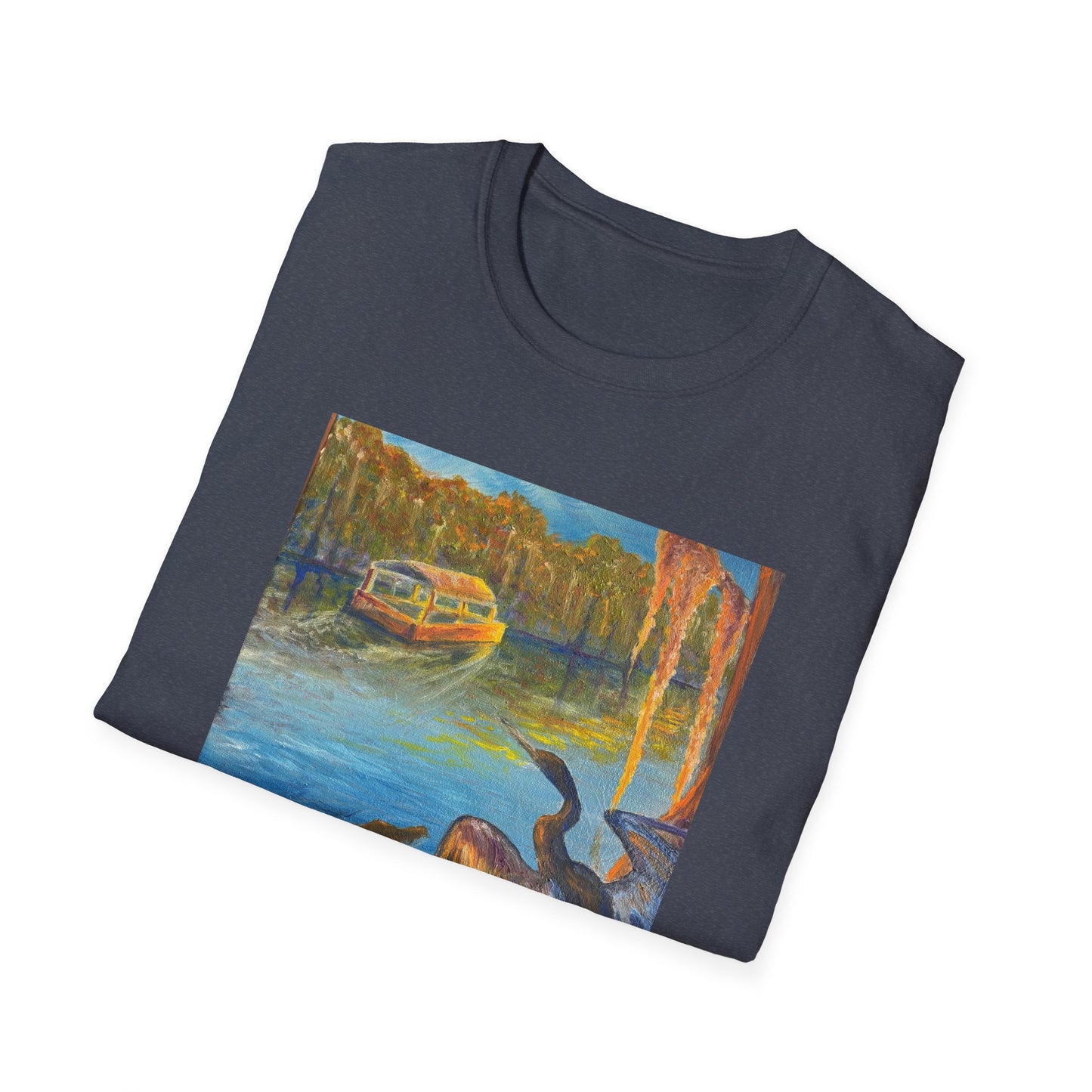 Wakulla Springs Anhinga Unisex Softstyle T-Shirt (3 Colors Available)