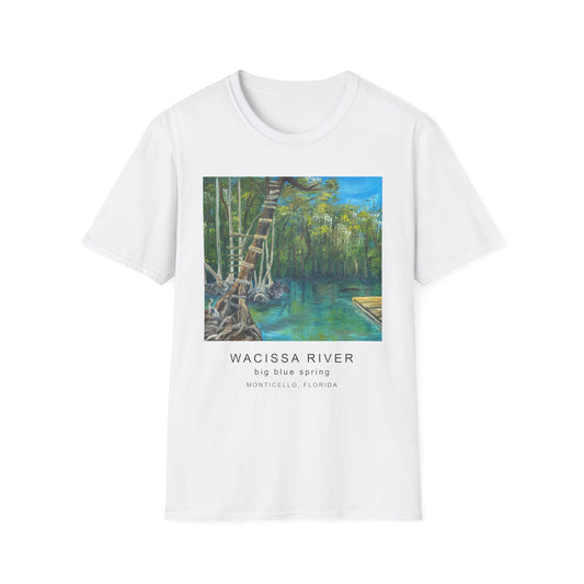 Wacissa River Big Blue Spring Unisex Softstyle T-Shirt (3 Colors Available)