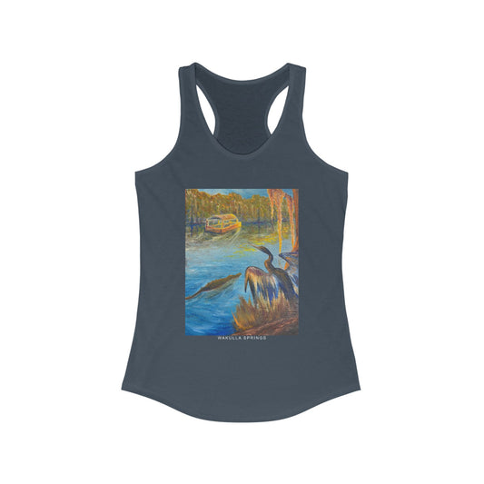 Wakulla Springs Anhinga Women's Racerback Tank (Available in 3 Colors)