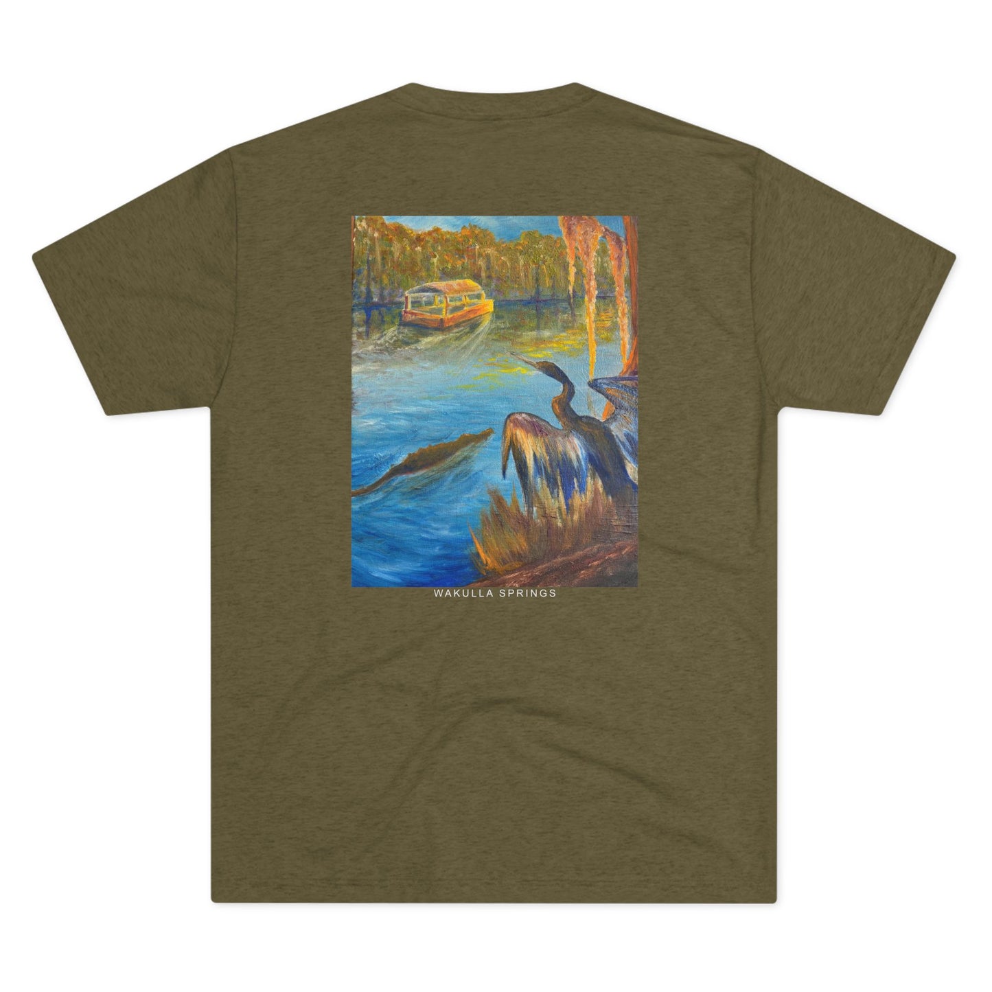 Wild Moss Studio | Wakulla Springs Anhinga Tri Blend Unisex Shirt