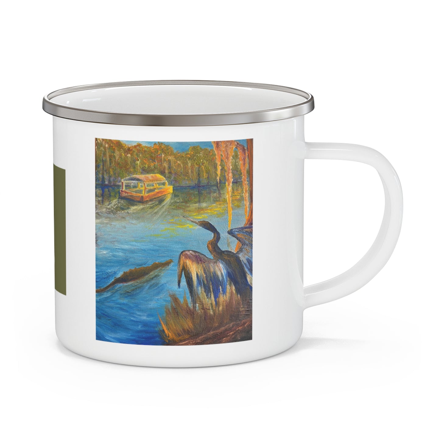 Wild Moss Studio | Wakulla Springs Enamel Camping Mug