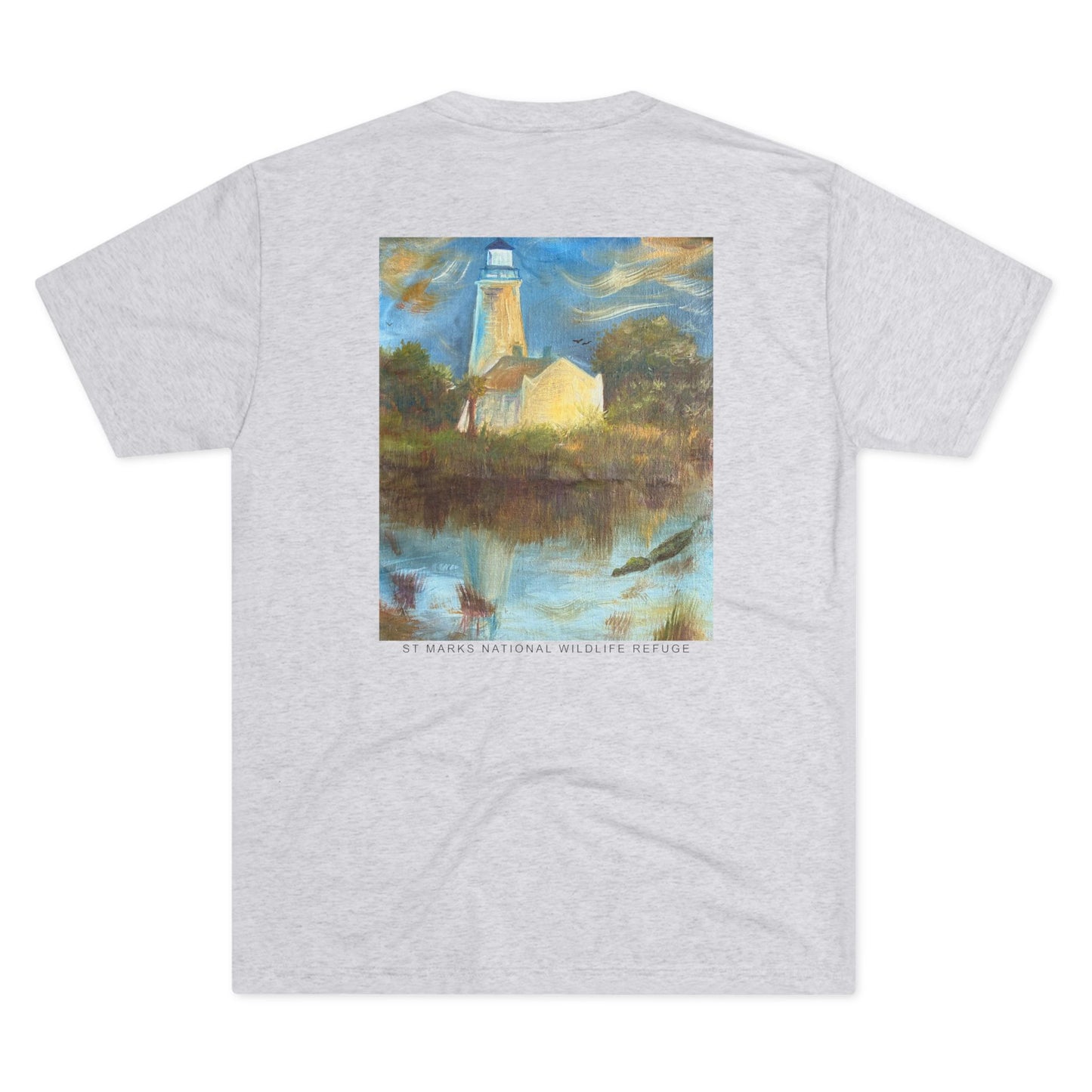 Wild Moss Studio | St Marks National Wildlife Refuge Tri Blend Unisex Shirt