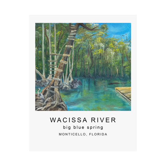 Wacissa River Big Blue Spring Fine Art Print