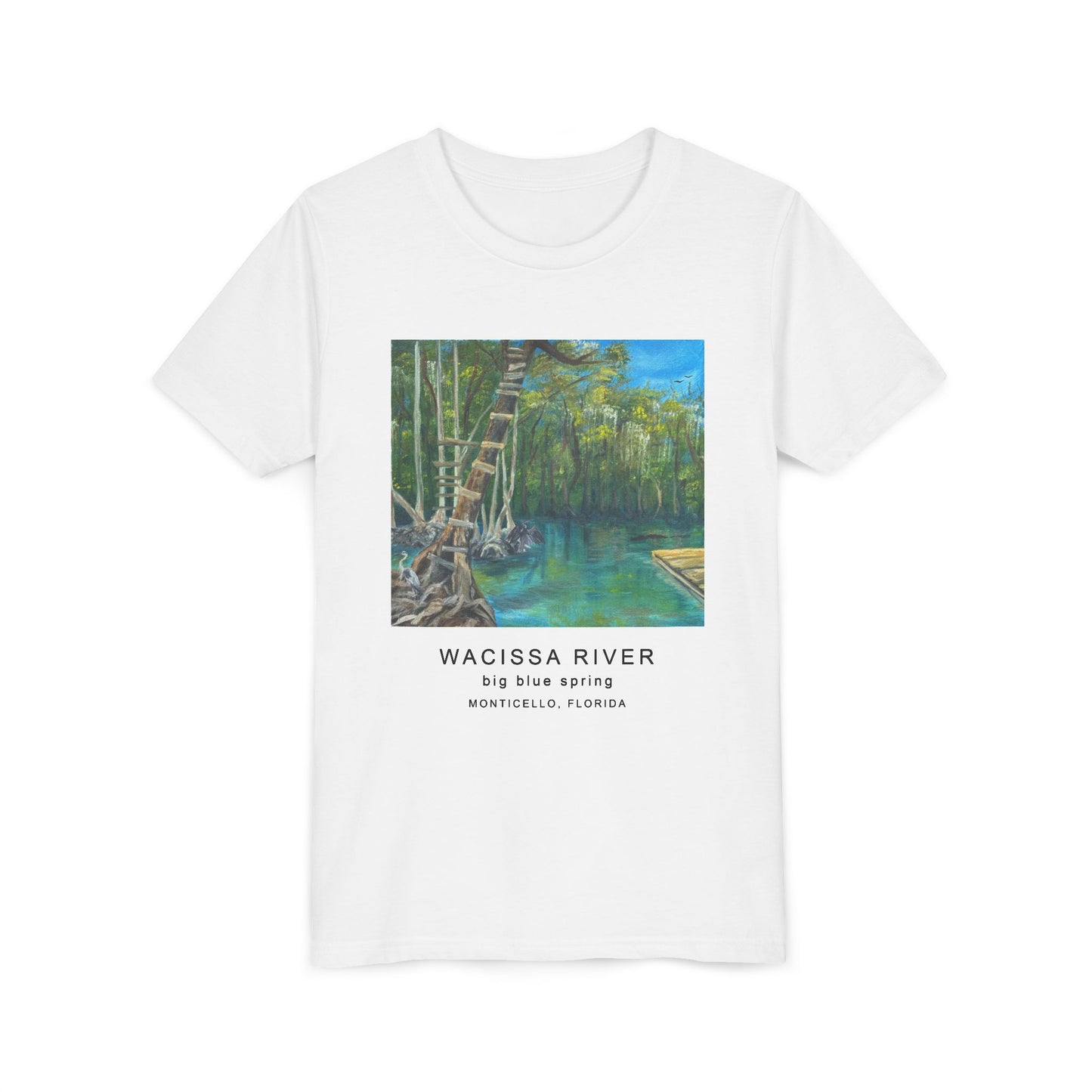 Wacissa River Big Blue Spring Youth Short Sleeve Tee
