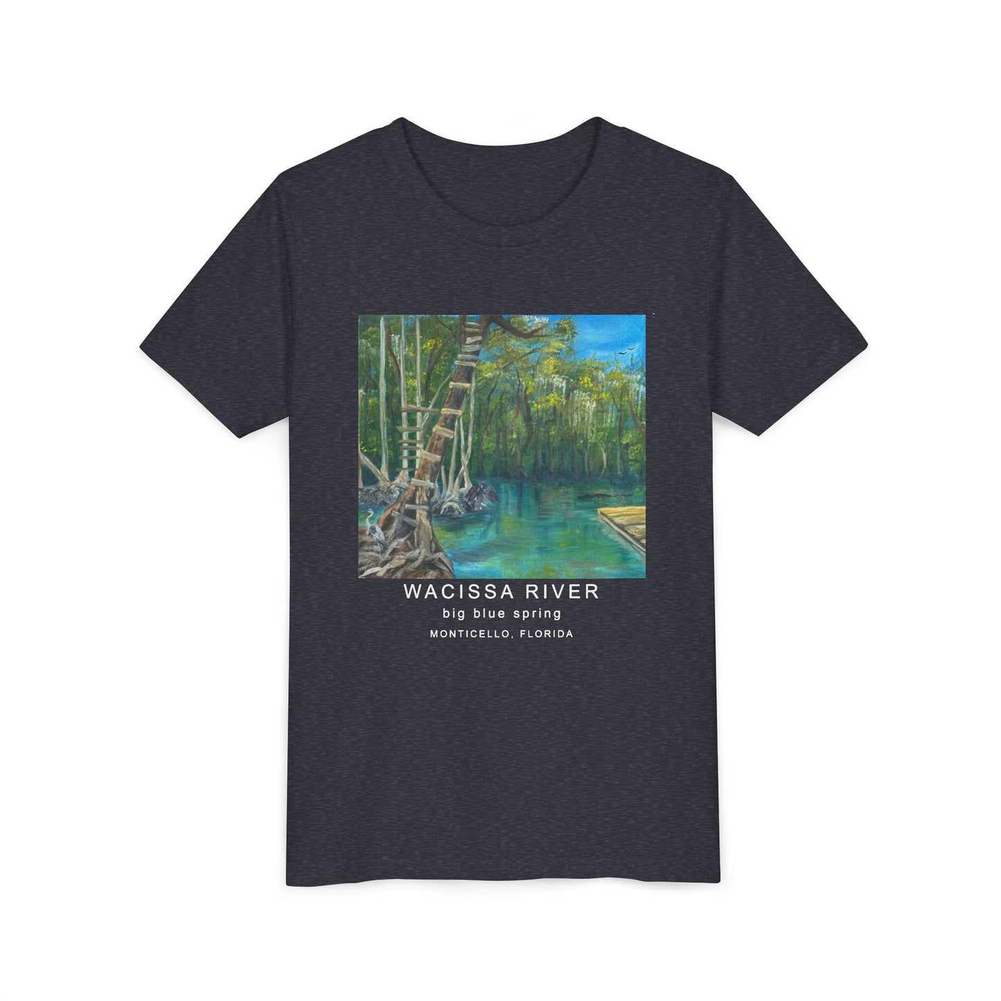 Wacissa River Big Blue Spring Youth Short Sleeve Tee