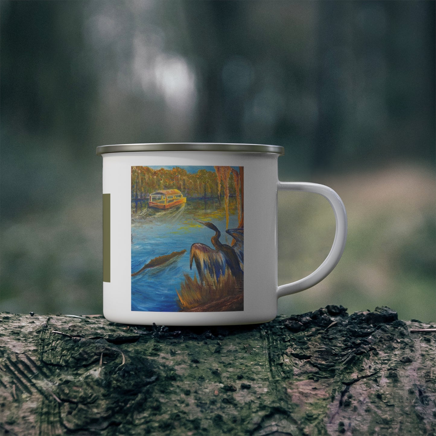 Wild Moss Studio | Wakulla Springs Enamel Camping Mug