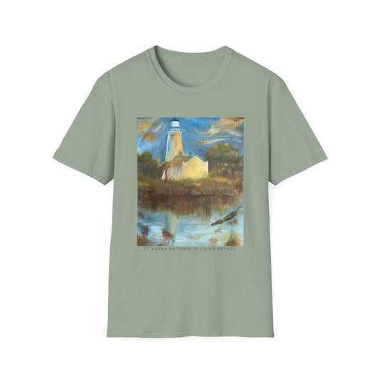 St Marks National Wildlife Refuge Unisex Softstyle T-Shirt (3 Colors Available)