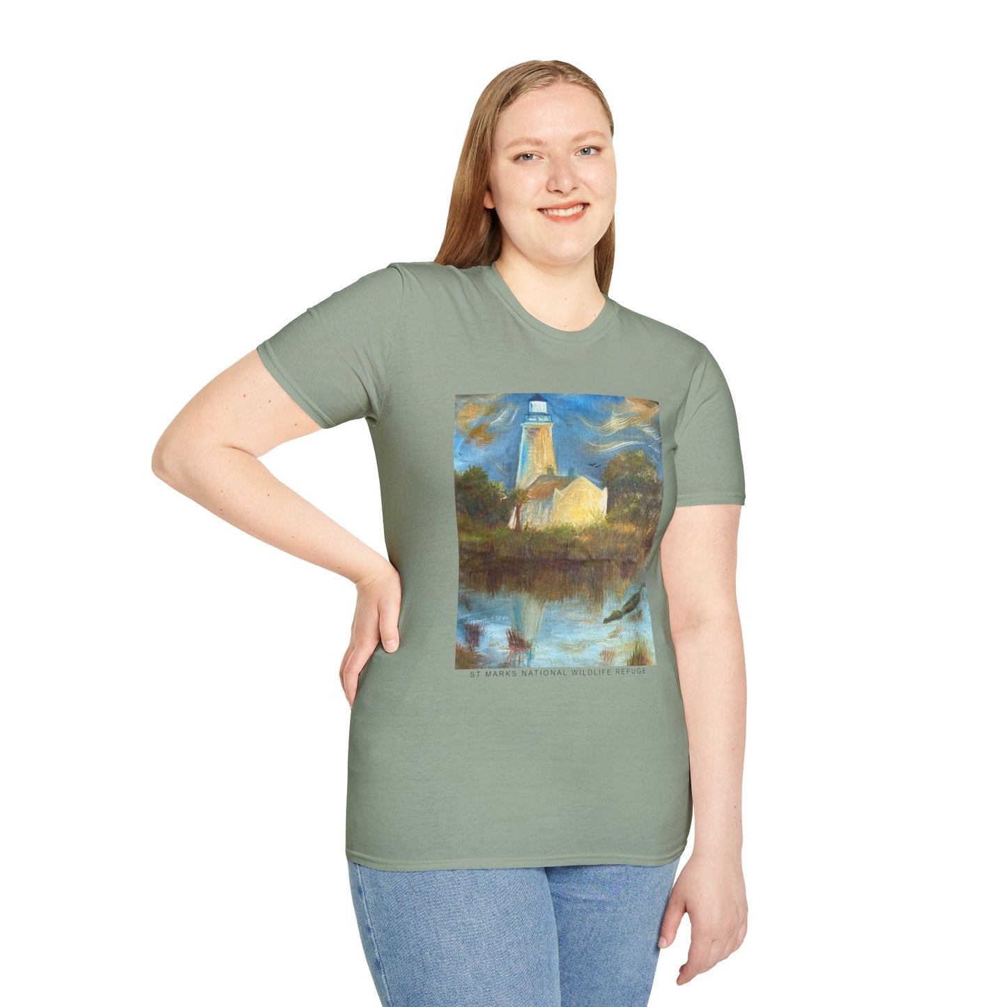 St Marks National Wildlife Refuge Unisex Softstyle T-Shirt (3 Colors Available)