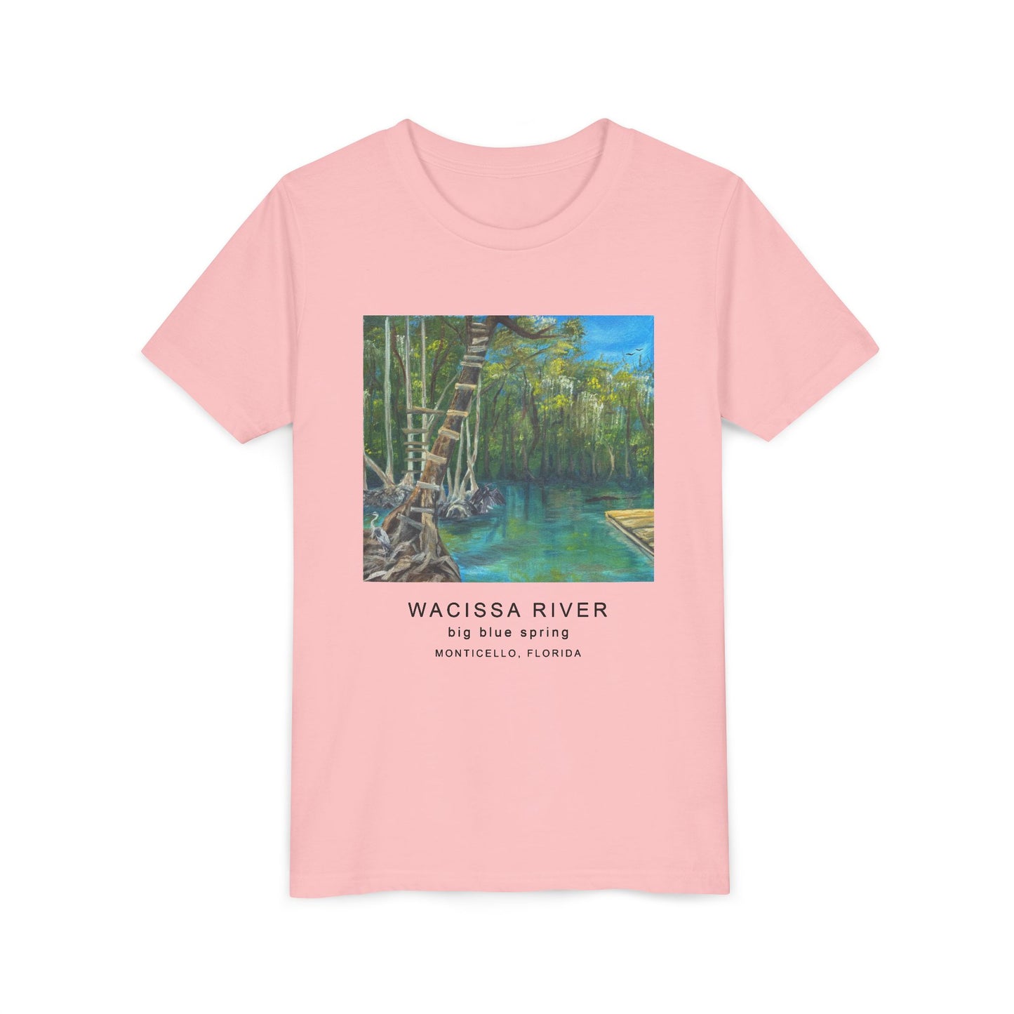 Wacissa River Big Blue Spring Youth Short Sleeve Tee