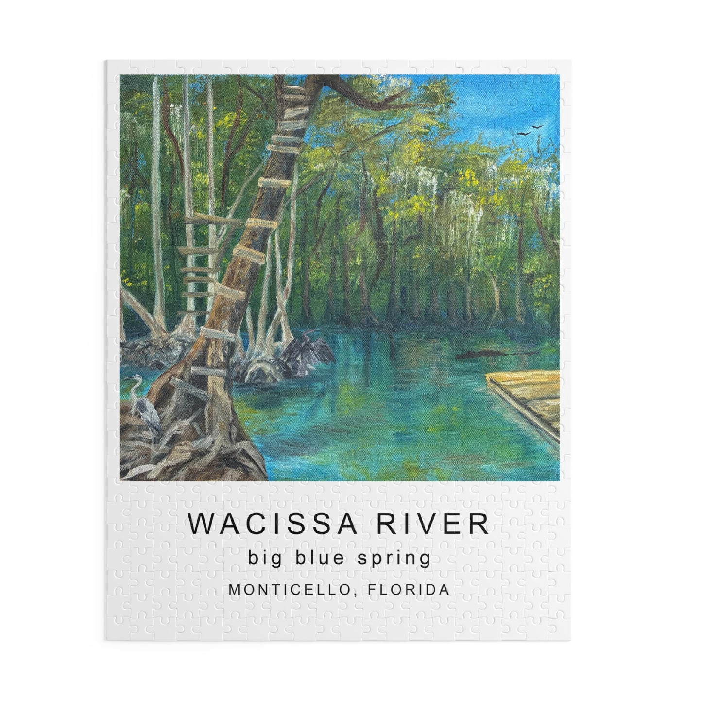 Wacissa River Big Blue Spring 500 Piece Puzzle