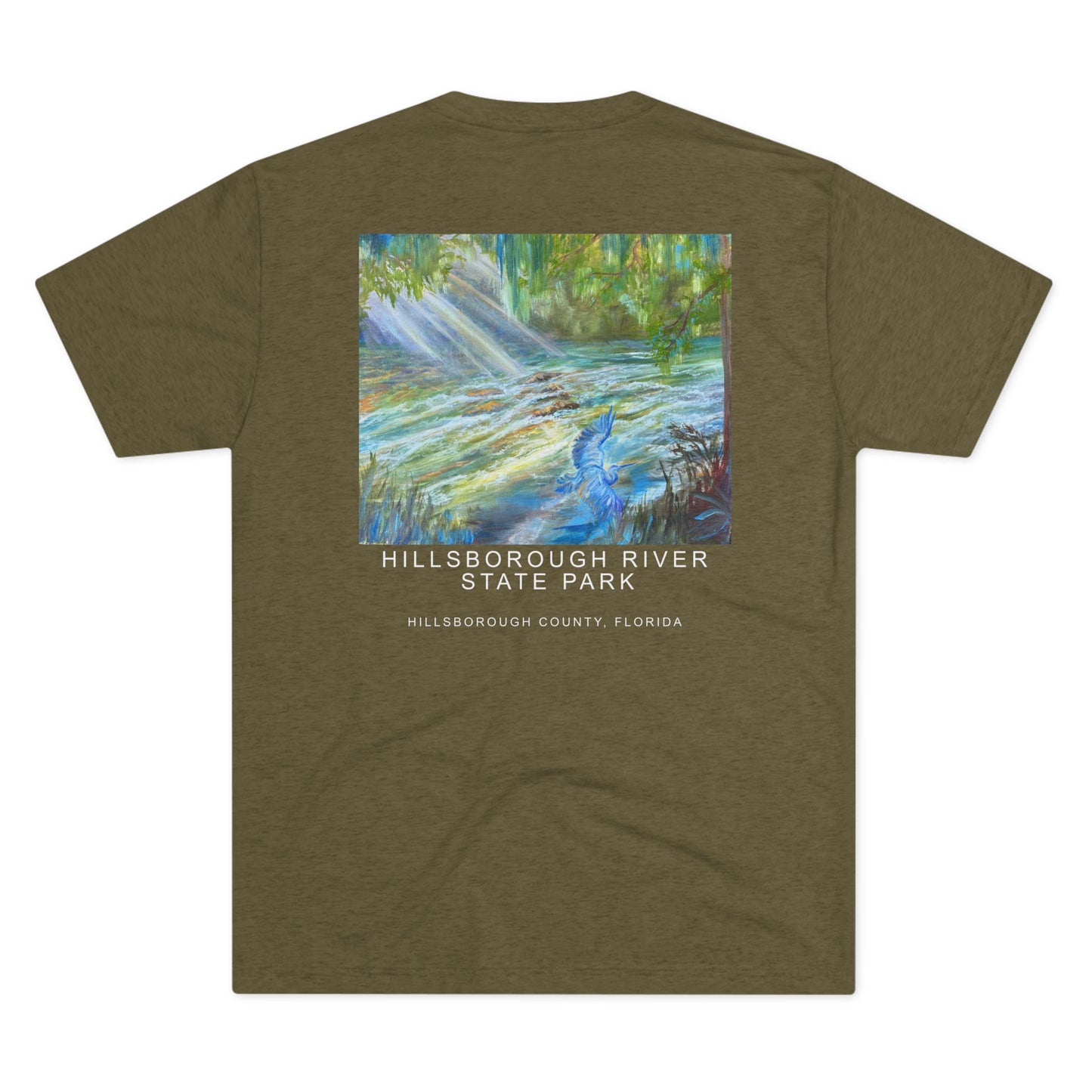 Wild Moss Studio | Hillsborough River State Park Tri Blend Unisex Shirt