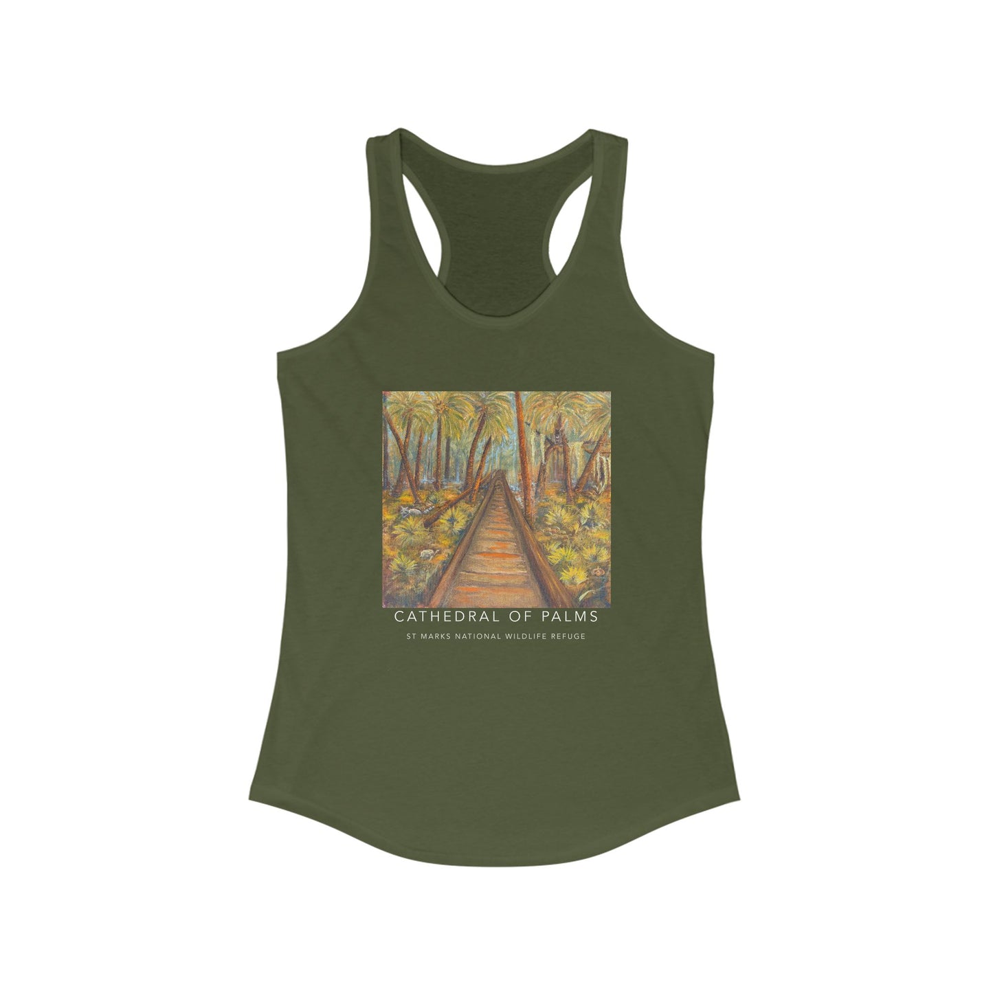 Cathedral of Palms Women's Racerback Tank (Available in 3 Colors)