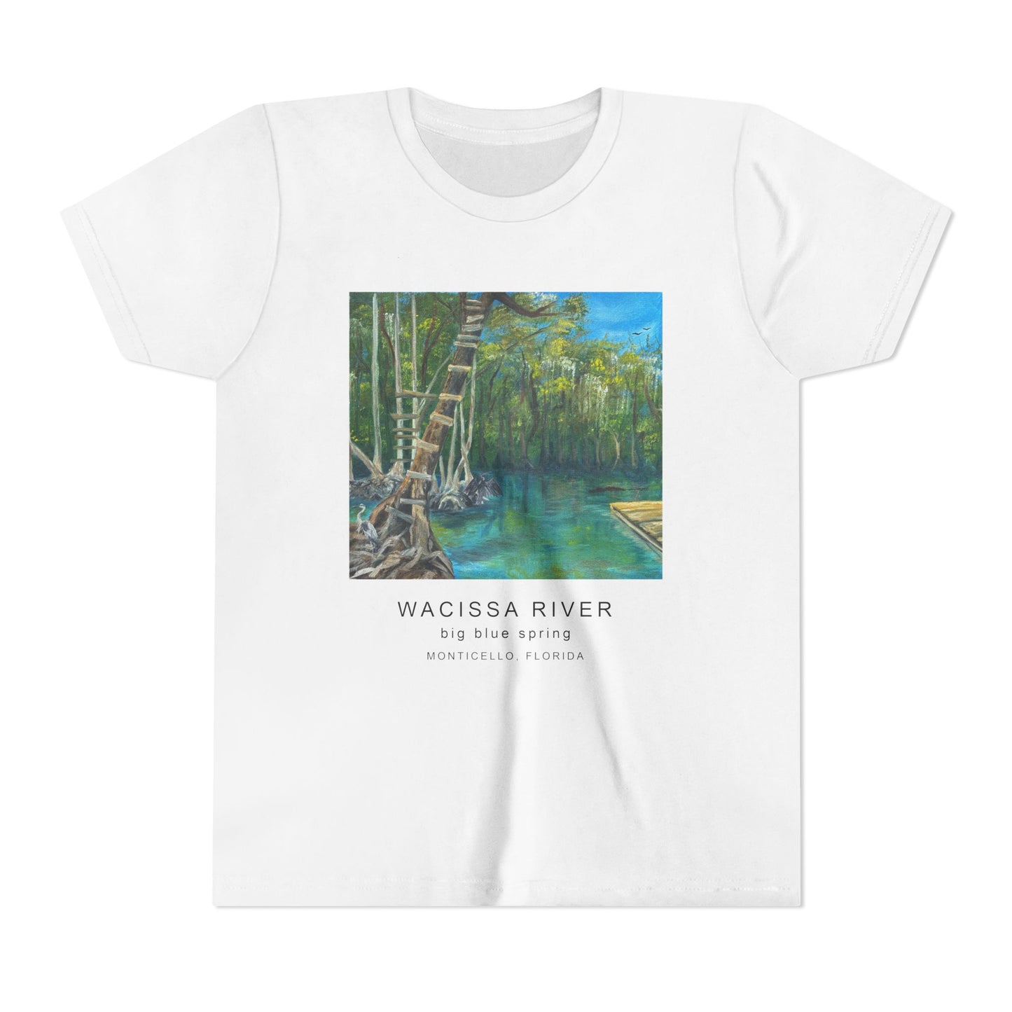 Wacissa River Big Blue Spring Youth Short Sleeve Tee