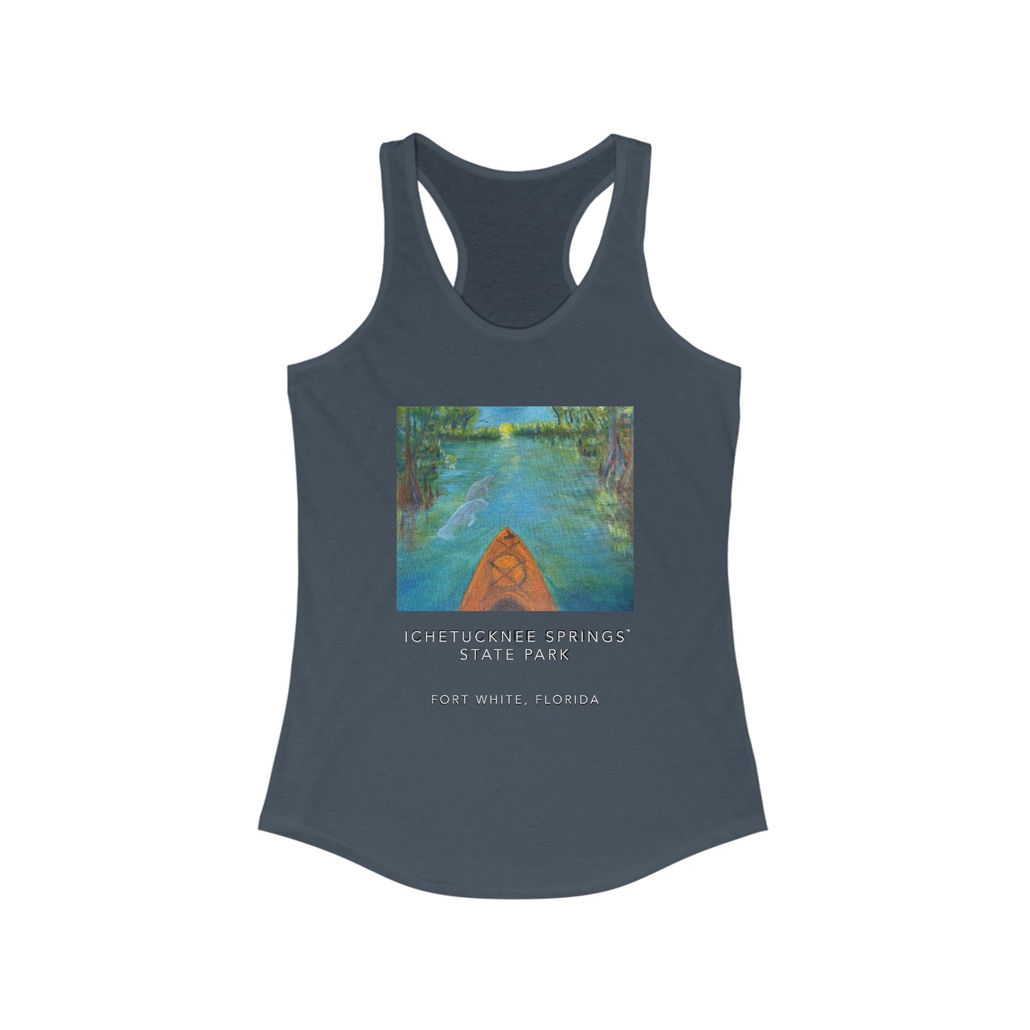 Ichetucknee Springs Women's Racerback Tank (Available in 3 Colors)