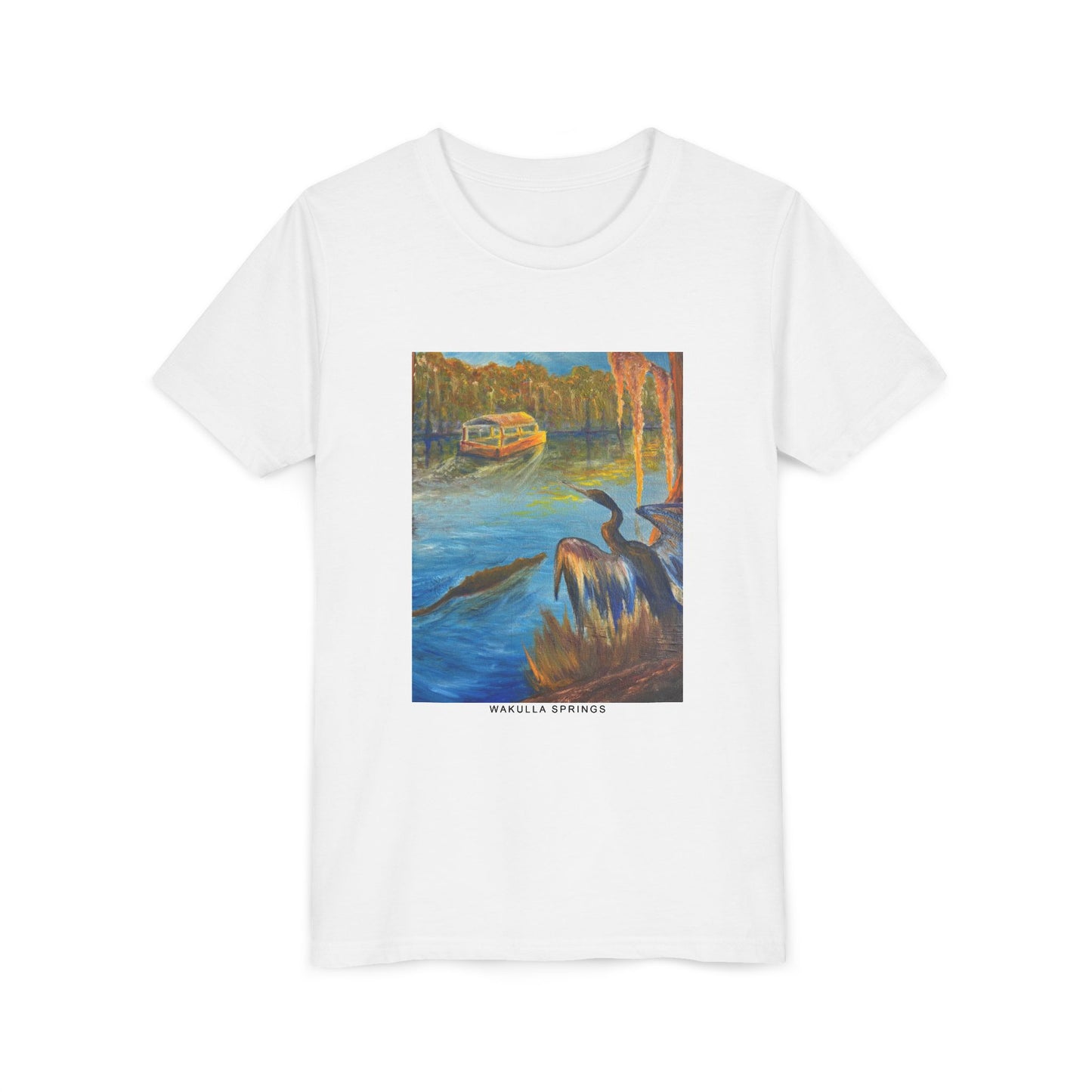 Wakulla Springs Anhinga Youth Short Sleeve Tee