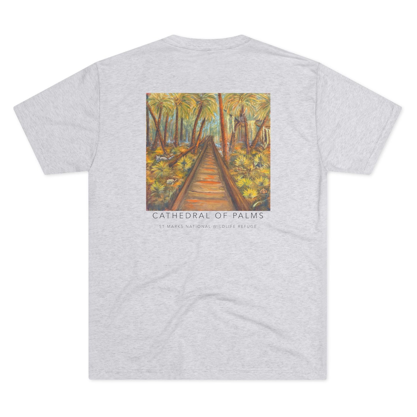 Wild Moss Studio | Cathedral of Palms Tri Blend Unisex Shirt