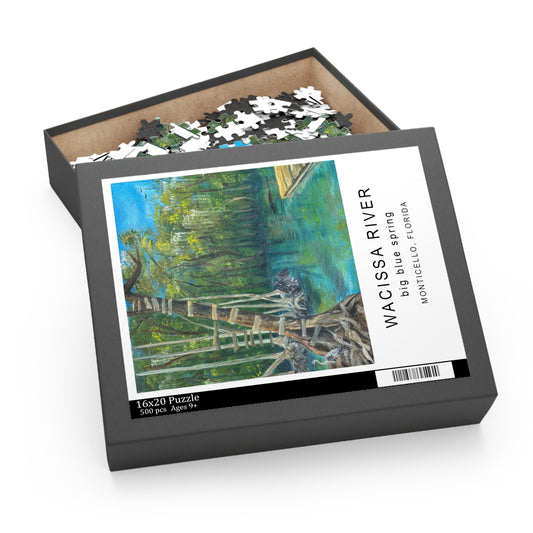 Wacissa River Big Blue Spring 500 Piece Puzzle