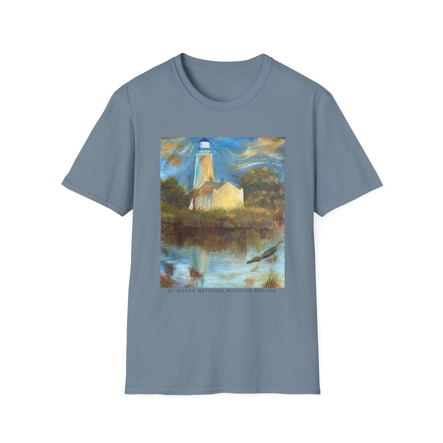 St Marks National Wildlife Refuge Unisex Softstyle T-Shirt (3 Colors Available)